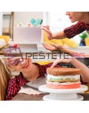 Въртяща поставка за декорация на торта